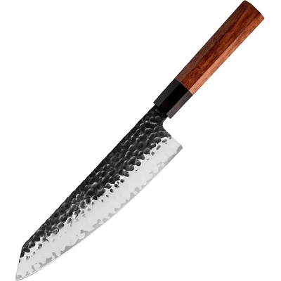 IZMAEL Kuchynský nôž Koči Kiritsuke/Hnedá 22.5 cm