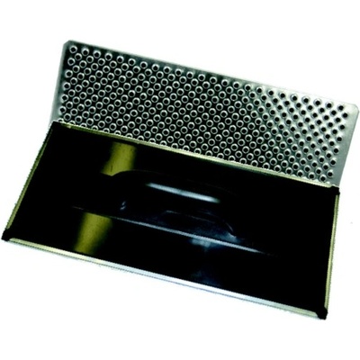 Škrabák plechový 27x13 plastový 104511
