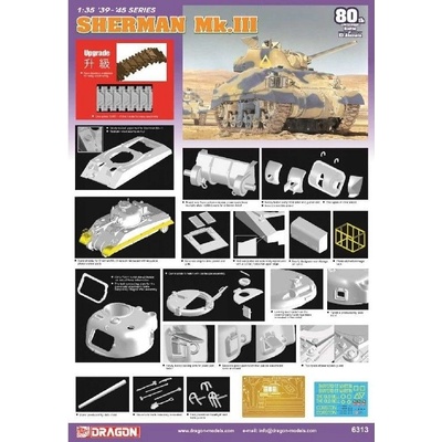 Dragon SHERMAN MKIII Model Kit tank 6313 1:35