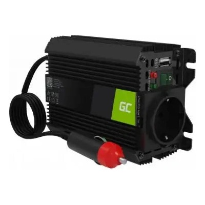 Green Cell Инвертор green cell pro, 12v, 150w/300w, Модифицирана синусоида (5907813963667)