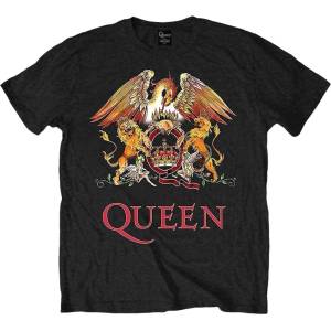Queen Classic Crest Black S Риза (QUTS03MB01)