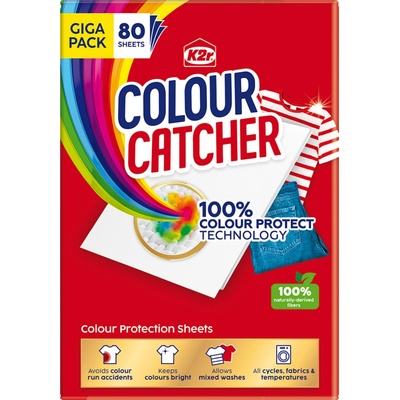 K2r Colour Catcher obrúsky proti zafarbeniu bielizne 80 ks