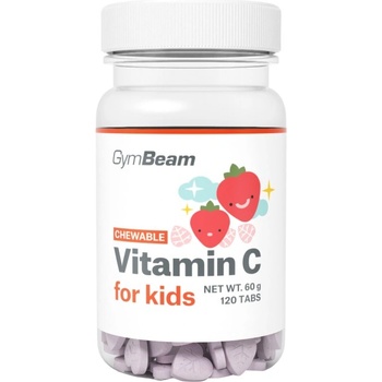 Image 1 of GymBeam Chewable Vitamin C for Kids [120 Дъвчащи таблетки]