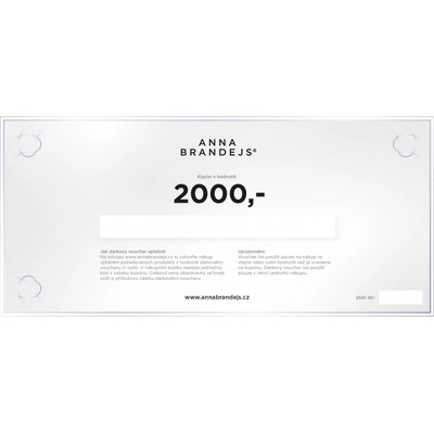 Voucher na nákup v hodnotě 2000 Kč