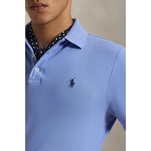 Ralph Lauren тениска с яка мъжка от памук с еластан (710941439) - answear - 146,67 лв