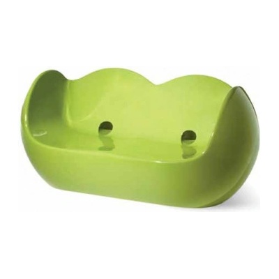 SLIDE Zahradní designové křeslo pro 2 osoby BLOSSY - SD BLO086 Čokoládová