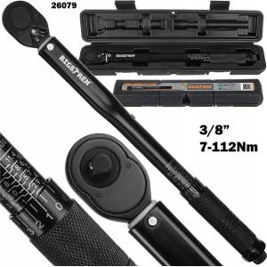 Bigstren Ключ динамометричен 3/8", 7-112Nm, BIGSTREN (UNI-01012929)