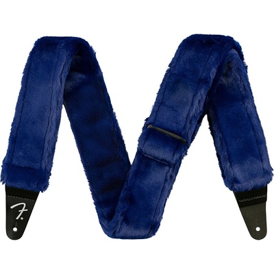 FENDER Колан за китара Poodle Plush Strap Blue by Fender