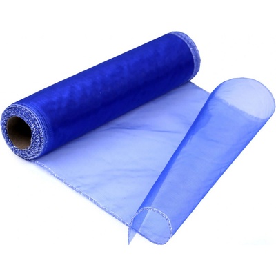 Prima-obchod Organza šíře 21 cm, barva 40 modrá kobaltová