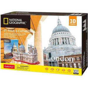 CubicFun 3D Пъзел Cubic Fun от 107 части - Катедралата Свети Павел (DS0991h)