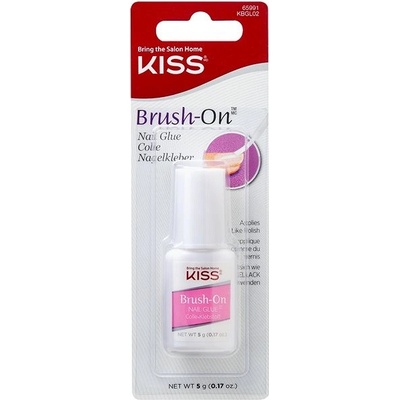 Kiss My Face Brush-On Nail Glue Lepidlo na nehty 5 g – Zboží Dáma