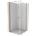 Mexen Mist-B люлееща се душ кабина 80 x 80 см, прозрачна, четкана мед - 8A2T-080-080-65-00 (8A2T-080-080-65-00)
