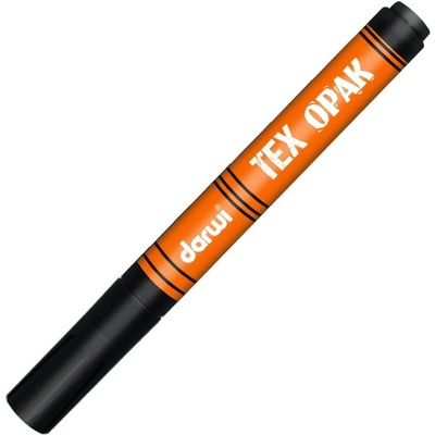 Darwi Tex Fabric Opak Marker Маркер за текстил Black 6 ml 1 бр (DA0160013100C)