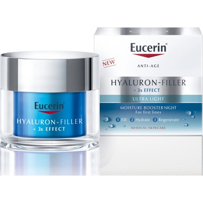 Eucerin Hyaluron Filler+3 x Effect Booster noční krém 50 ml