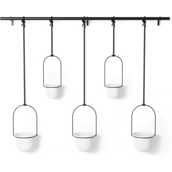 Umbra Пластмасови стенни/висящи кашпи в комплект от 5 бр. за билки ø 7, 5 cm Triflora - Umbra (1018086-660)