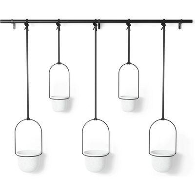 Umbra Пластмасови стенни/висящи кашпи в комплект от 5 бр. за билки ø 7, 5 cm Triflora - Umbra (1018086-660)