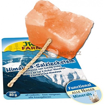 JR Farm solný kámen k olizování z Himalájí 80 g – Zboží Dáma