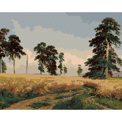 Zuty Malování Podle Čísel Žito Ivan Shishkin 80 x 100 Cm Plátno Rám