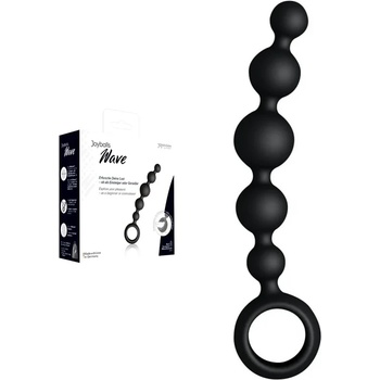Анална броеница, удоволствие на вълни, 18см. - Anal Wave Black (JOYD015793)