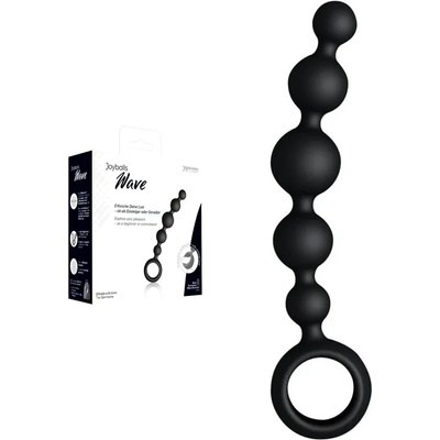 Анална броеница, удоволствие на вълни, 18см. - Anal Wave Black (JOYD015793)