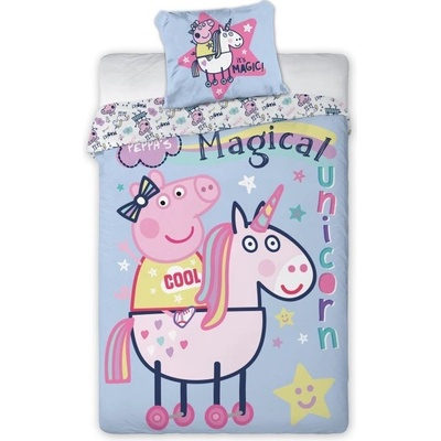 FARO Obliečky Peppa Pig magic Bavlna 140x200 70x90
