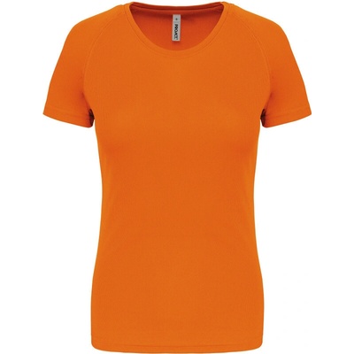 Kariban Tričko PA439 sportovní krátký rukáv dámské COT20P43902900 fluorescent