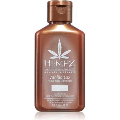 HEMPZ Vanilla Lux тоалетно мляко за тяло 66ml
