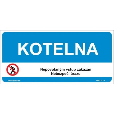 DUKO KOTELNA Formát: 300 x 150 mm, Materiál: plast 1 mm, samolepící vinylová fólie