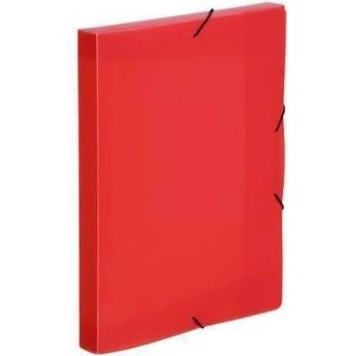 VIQUEL Desky s gumičkou červená 30 mm A4 021375-09