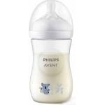 Philips Бебешко шише Philips Avent - Natural Response 3.0, с биберон 1m+, 260 ml, Коала (SCY903/67) - ozone