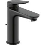 Duravit Wave - Смесител за умивалник със сифон, матово черно WA1020001046 (WA1020001046)