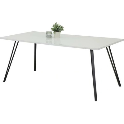 Sconto JENNIFER T biela vysoký lesk čierna 180 cm
