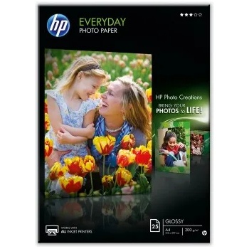 HP Everyday Glossy Photo Paper-25 sht/A4/210 x 297 mm (Q5451A)