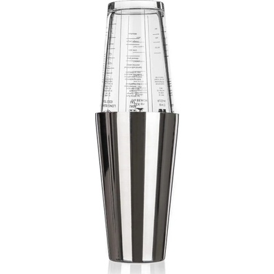 Maják Šejkr 830ml AKCENT nerez + sklenice 450ml
