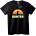 NOONEBRAND Тениска Ловец по Залез - 6XL, Black