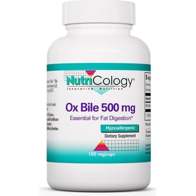 Nutricology Ox Bile 500 mg 100 Veg kapsúl