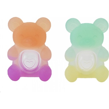 Infantino Комплект силиконови бебешки гризалки Infantino Цветни мечета, 2 броя (IN316777)