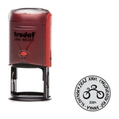 Trodat Printy 4645 Ø 45mm odtlačok červený TR464502