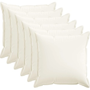 vidaXL Калъфка за възглавница 6 pcs HOUTEN Бяло 60 x 60 cm (920654)