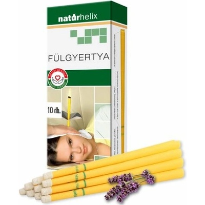 Naturhelix Ušná sviečka levanduľa 10 ks