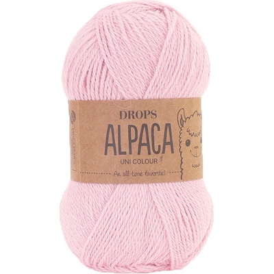Příze DROPS Alpaca uni colour 3140 - světlá růžová