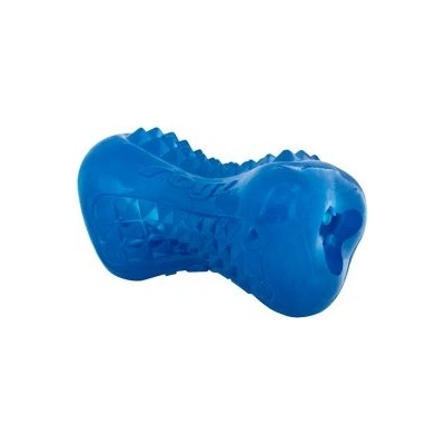 Rogz Yumz Medium - Кучешки кокал за дъвчене с дупка за лакомства 11.5 см. син