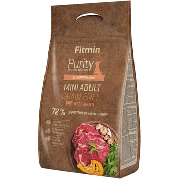 Fitmin Purity Mini Adult Grain Free Beef 4 кг