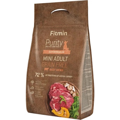 Fitmin Dog Purity Grain Free Adult Mini Beef 4 kg