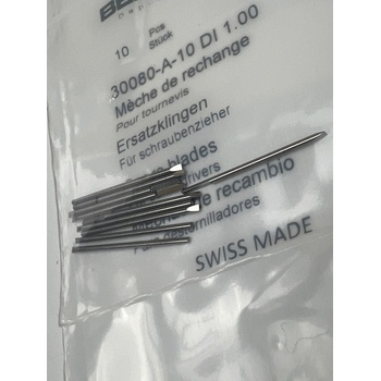 Bergeon Бласти за отвертки Bergeon 30080-A-10 DI 1.00, 10 бр