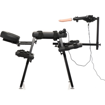 Image 1 of Master Series Obedience Bench with Sex Machine