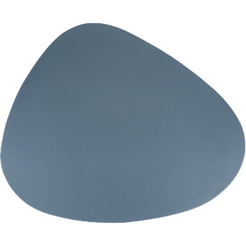 Horecano HELLA-Кожена подложка за хранене асиметрична СВЕТЛО СИНЯ 45x37cm (HC-931509) (243016-5) (01931509)