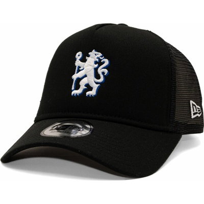 New Era Patch 9FORTY Trucker Chelsea FC Lion Crest Black