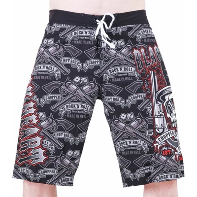 Black heart мъжки къси панталони (бански) black heart - pistolero - ЧЕРЕН - 12558