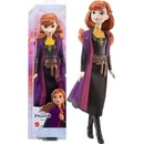 Panenky Mattel Frozen Anna v černo-oranžových šatech